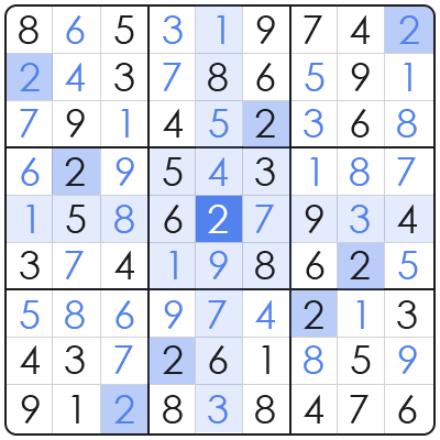 answer of sudoku